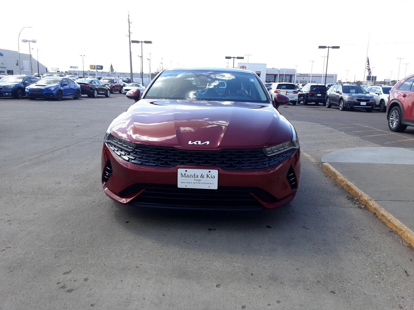 Used 2022 Kia K5 EX with VIN 5XXG34J22NG161596 for sale in Fargo, ND