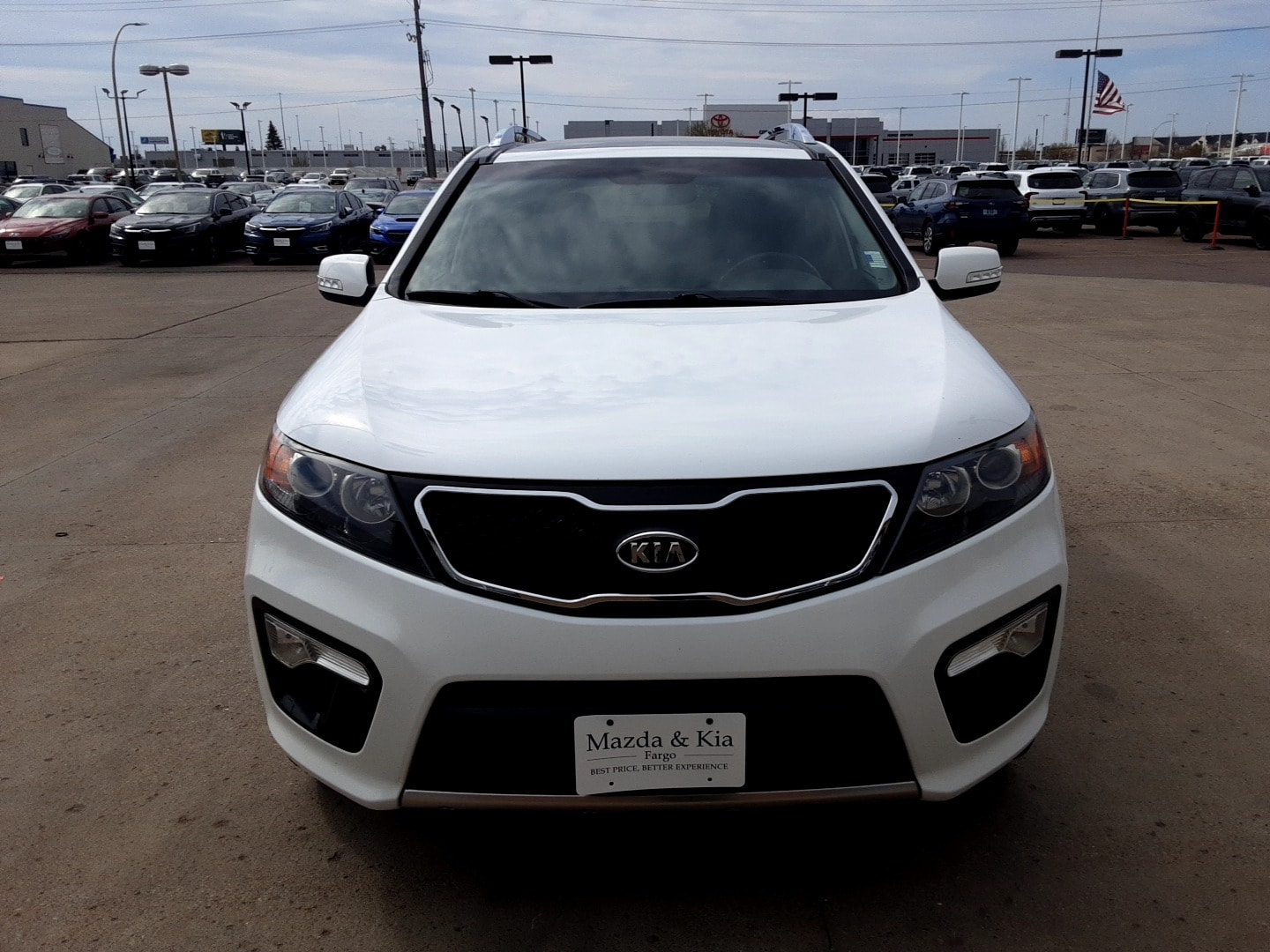 Used 2013 Kia Sorento SX with VIN 5XYKW4A26DG413183 for sale in Fargo, ND