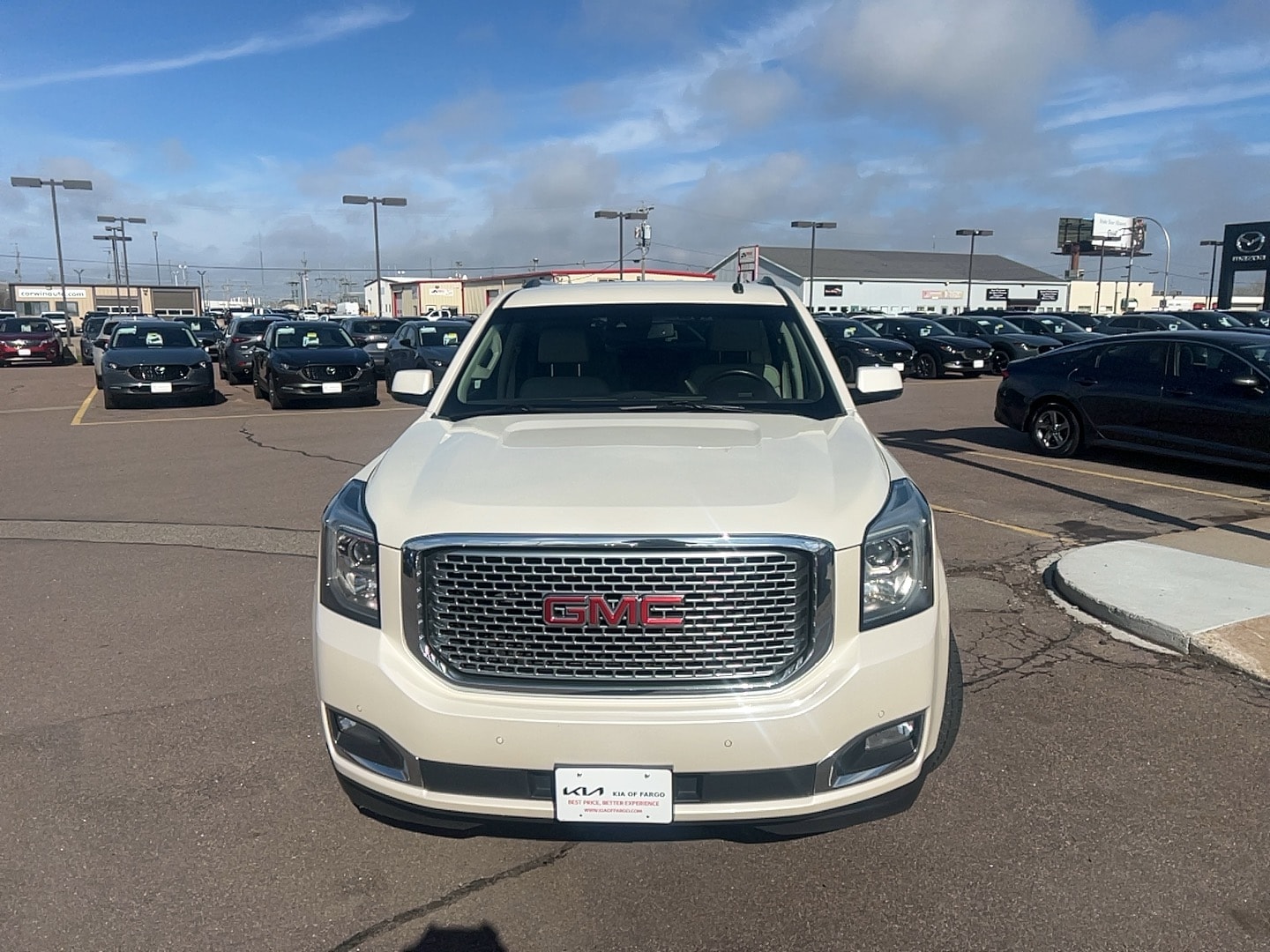 Used 2015 GMC Yukon Denali with VIN 1GKS2CKJ9FR266006 for sale in Fargo, ND