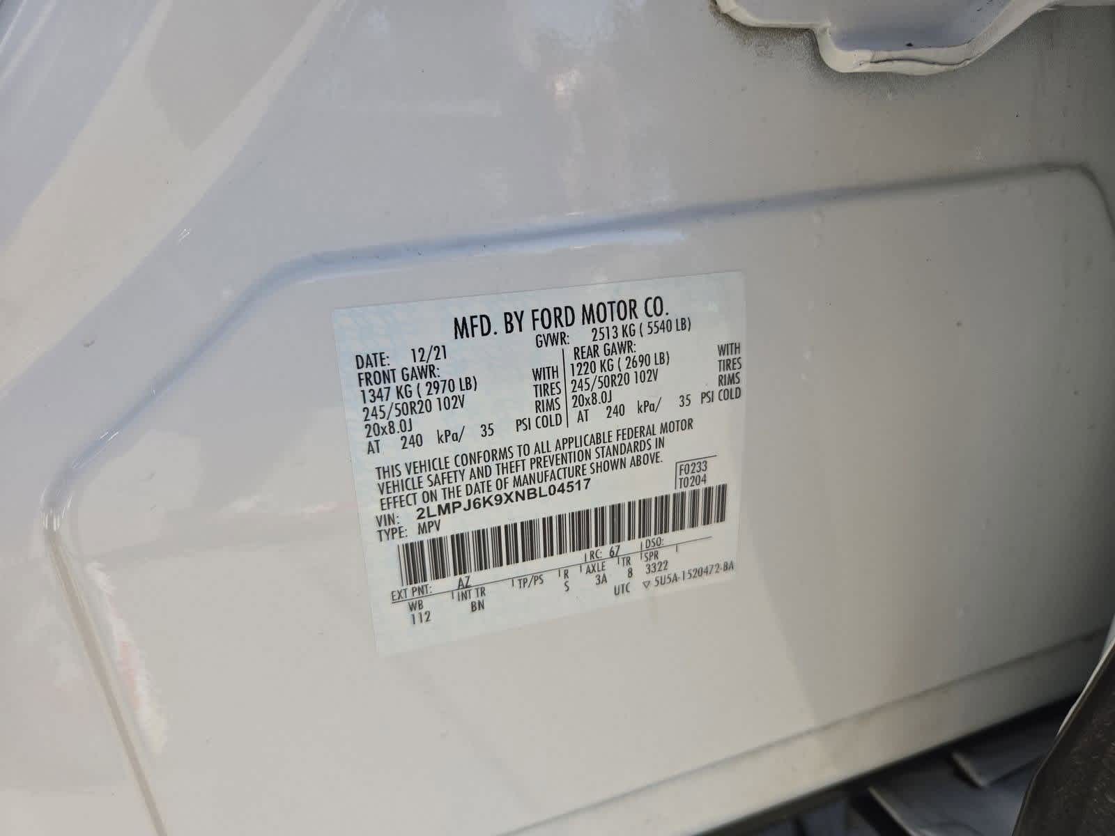 Thumbnail: 2022 Lincoln Nautilus - 34