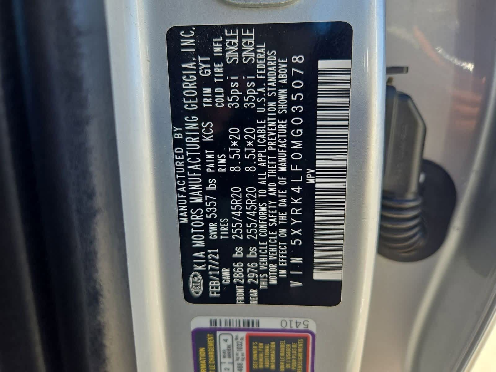 Thumbnail: 2021 Kia Sorento - 34