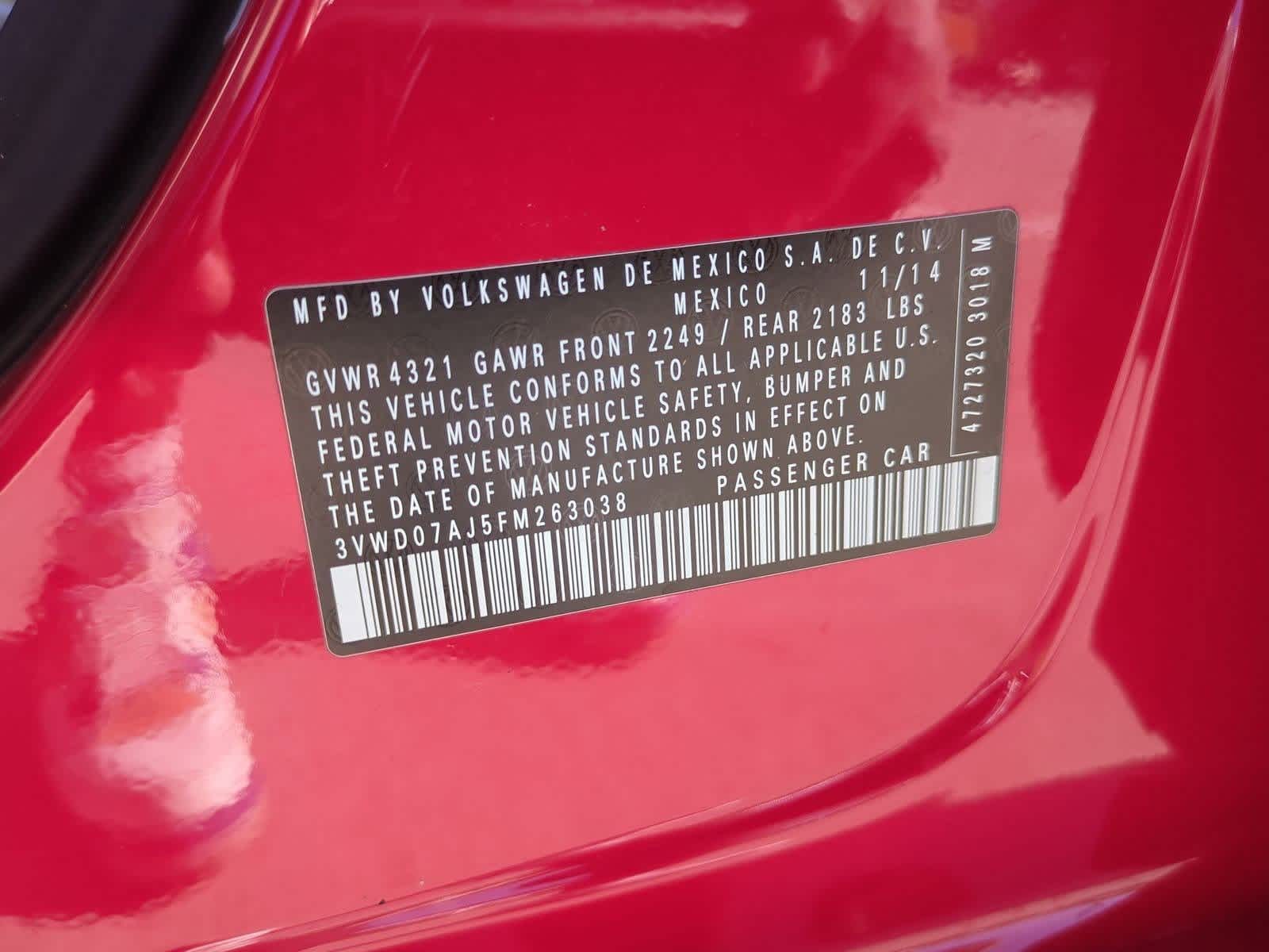 Thumbnail: 2015 Volkswagen Jetta - 34