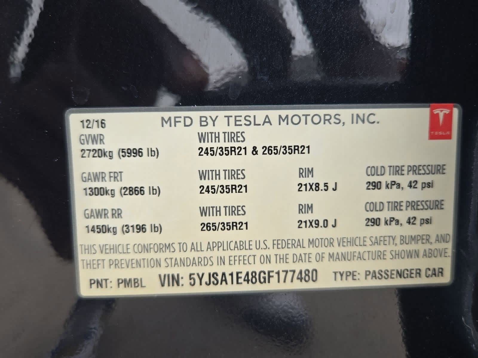 Thumbnail: 2016 Tesla Model S - 34