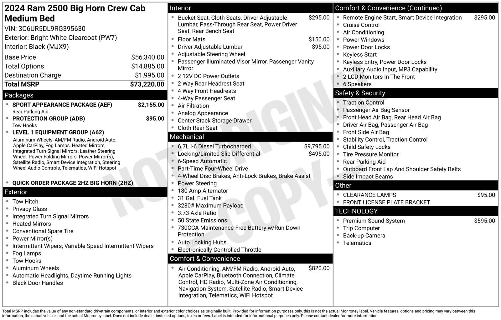 Thumbnail: 2024 RAM 2500 - 36