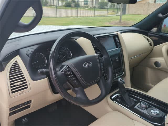 Used 2021 INFINITI QX80 Sensory with VIN JN8AZ2BF1M9717486 for sale in Frisco, TX