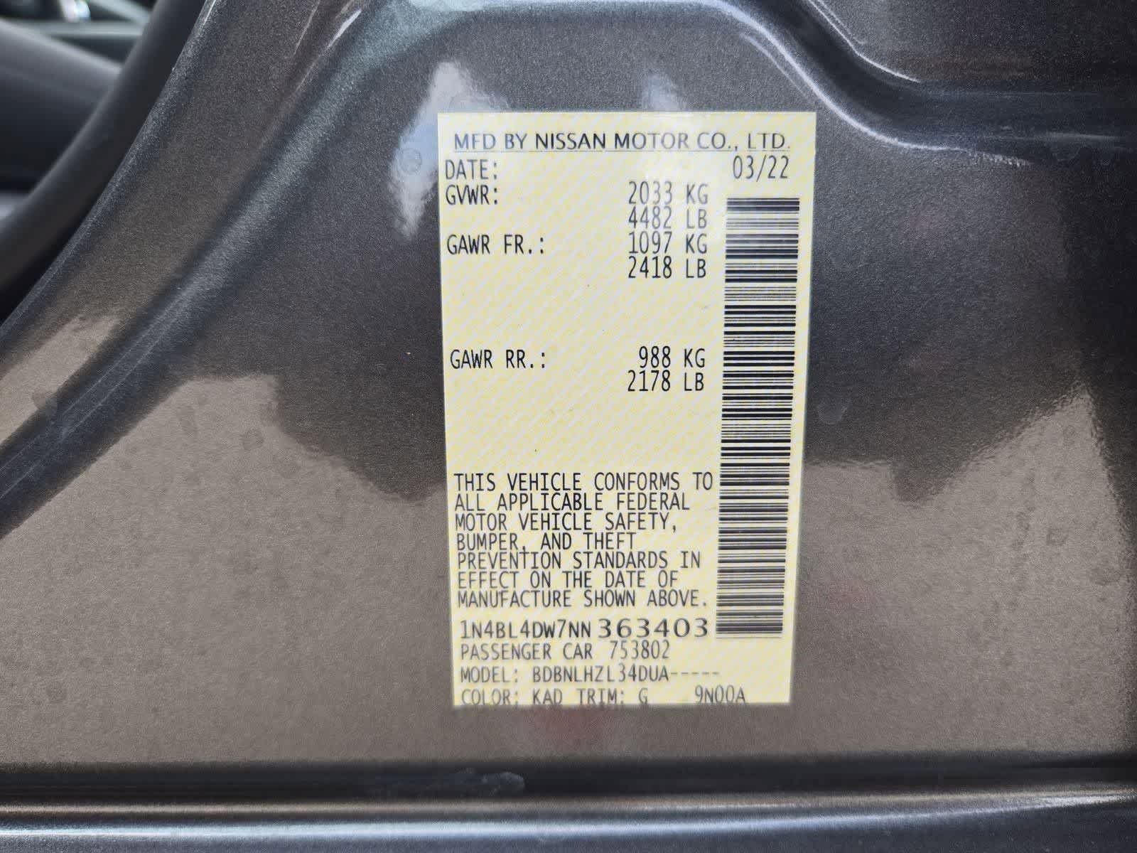 Thumbnail: 2022 Nissan Altima - 32