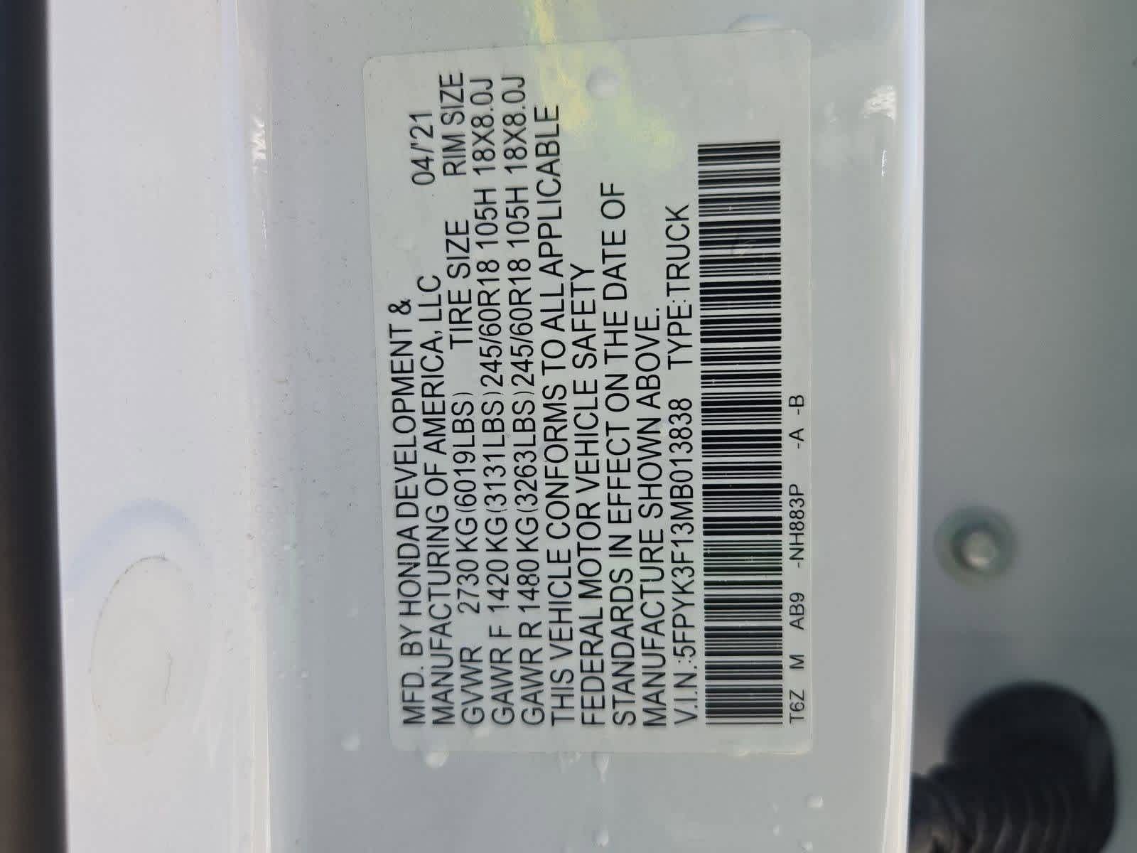 Thumbnail: 2021 Honda Ridgeline - 32