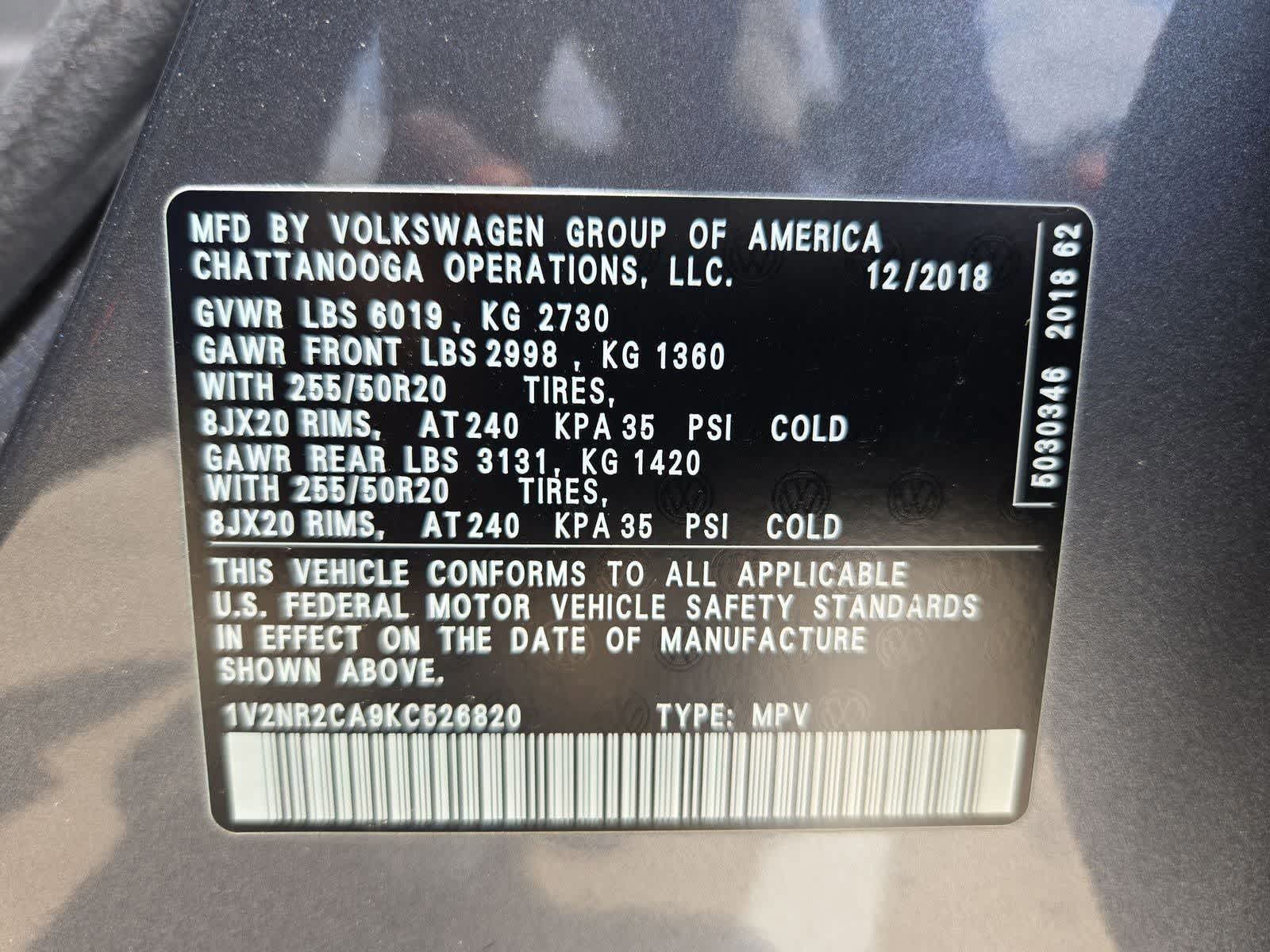 Thumbnail: 2019 Volkswagen Atlas - 36