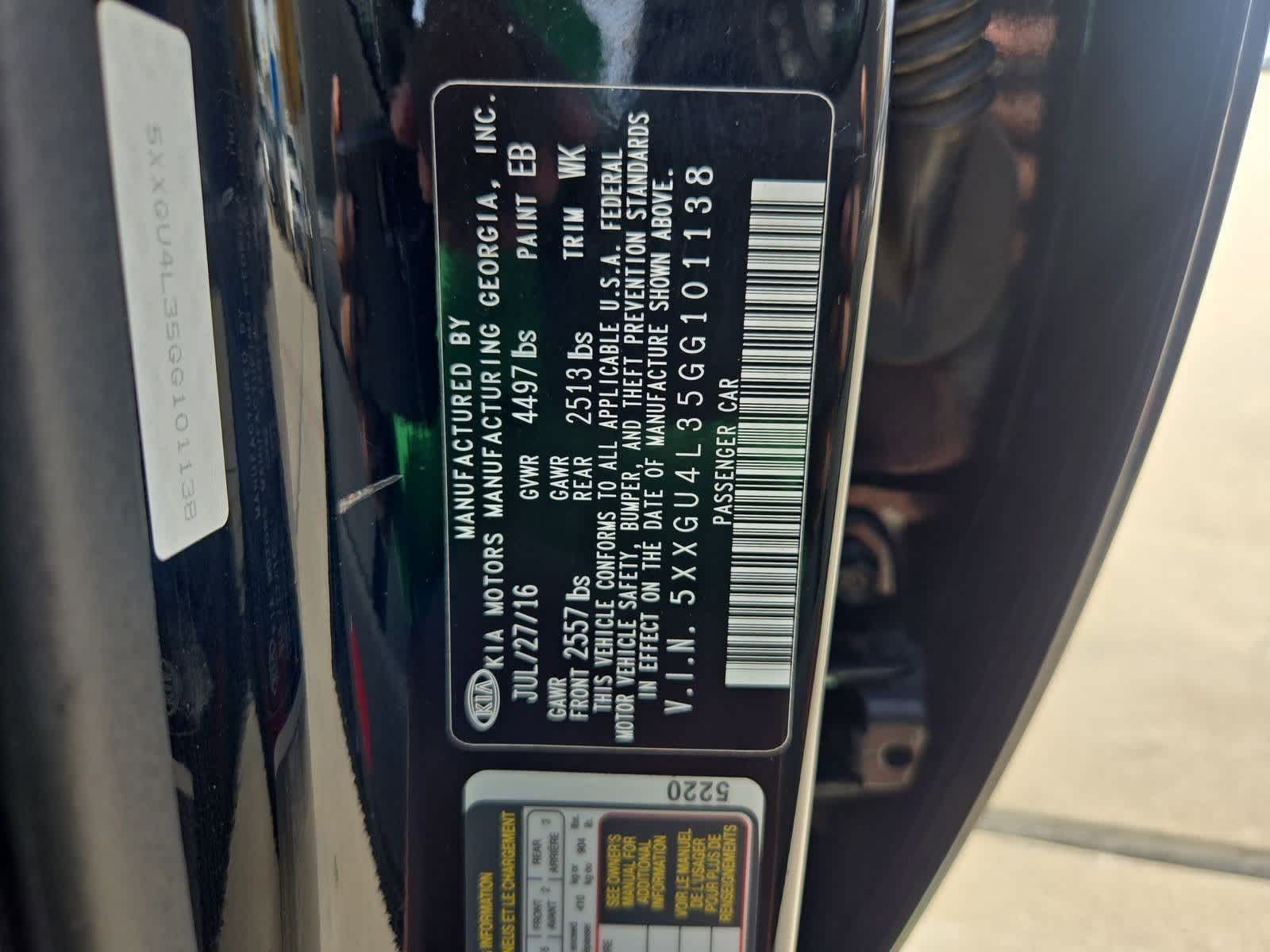 Thumbnail: 2016 Kia Optima - 36