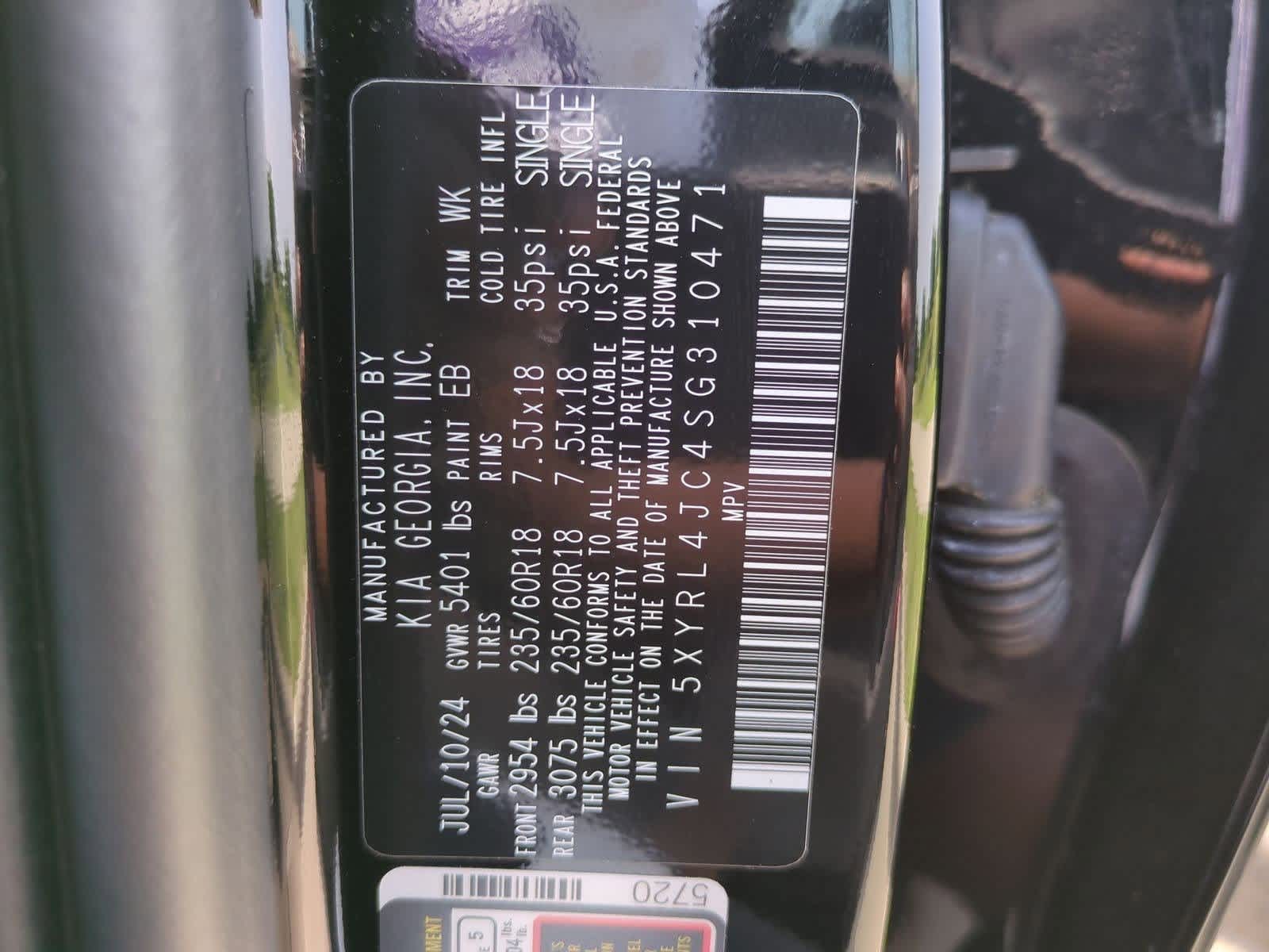 2025 Kia Sorento S 34