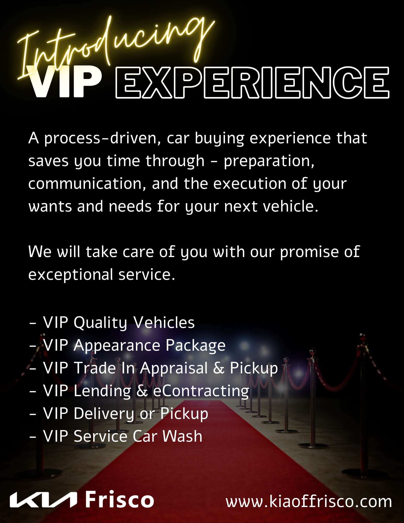 Kia VIP Experience 
Promise