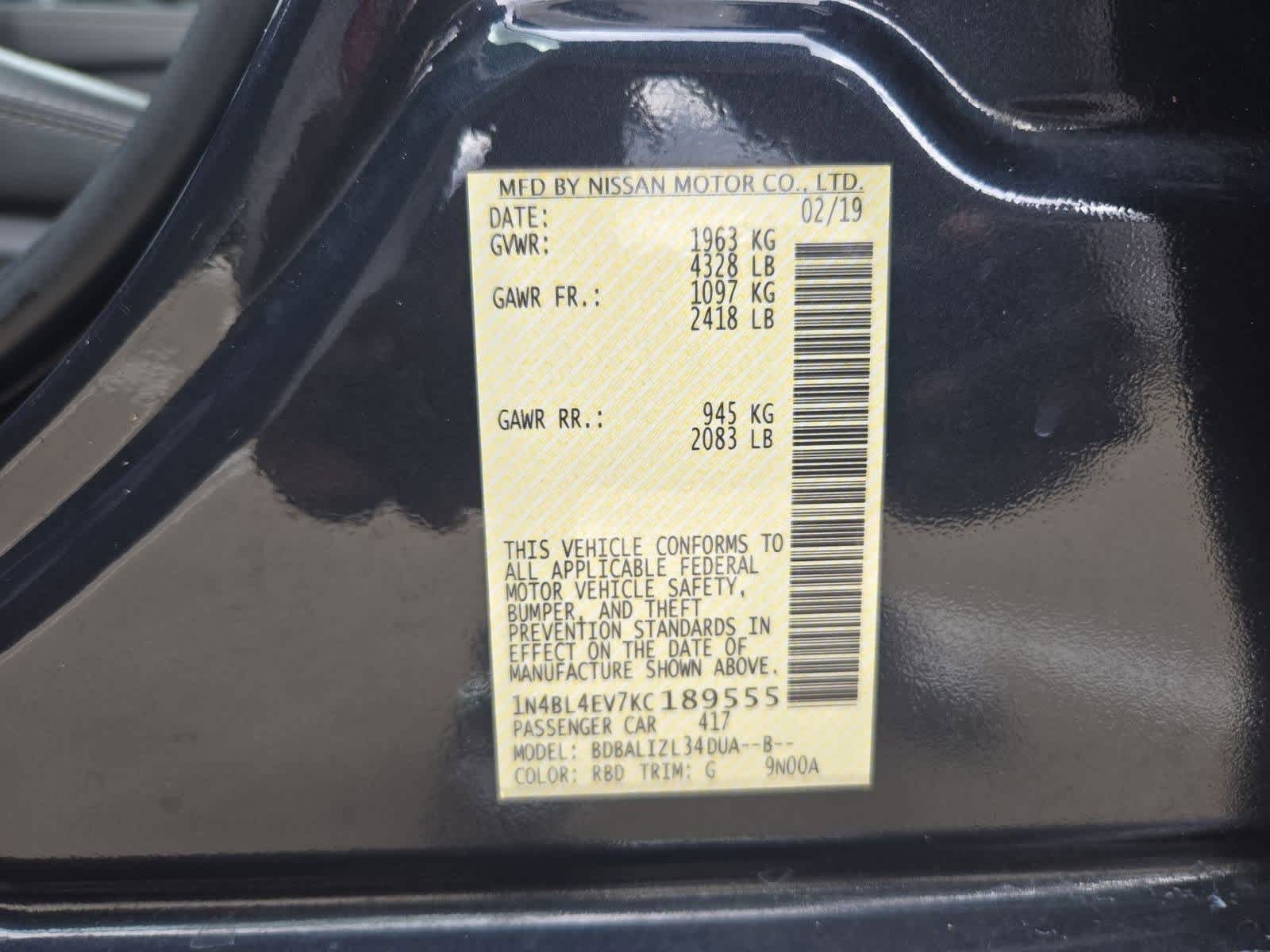 Thumbnail: 2019 Nissan Altima - 36