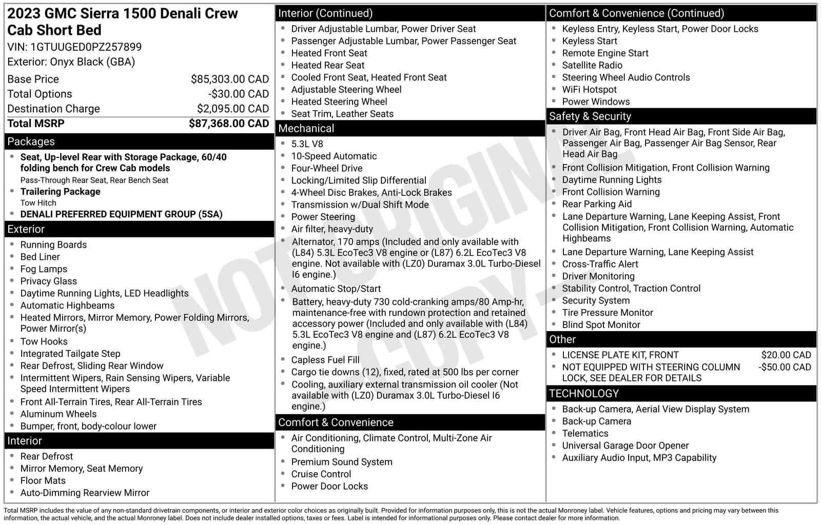 Thumbnail: 2023 GMC Sierra 1500 - 36