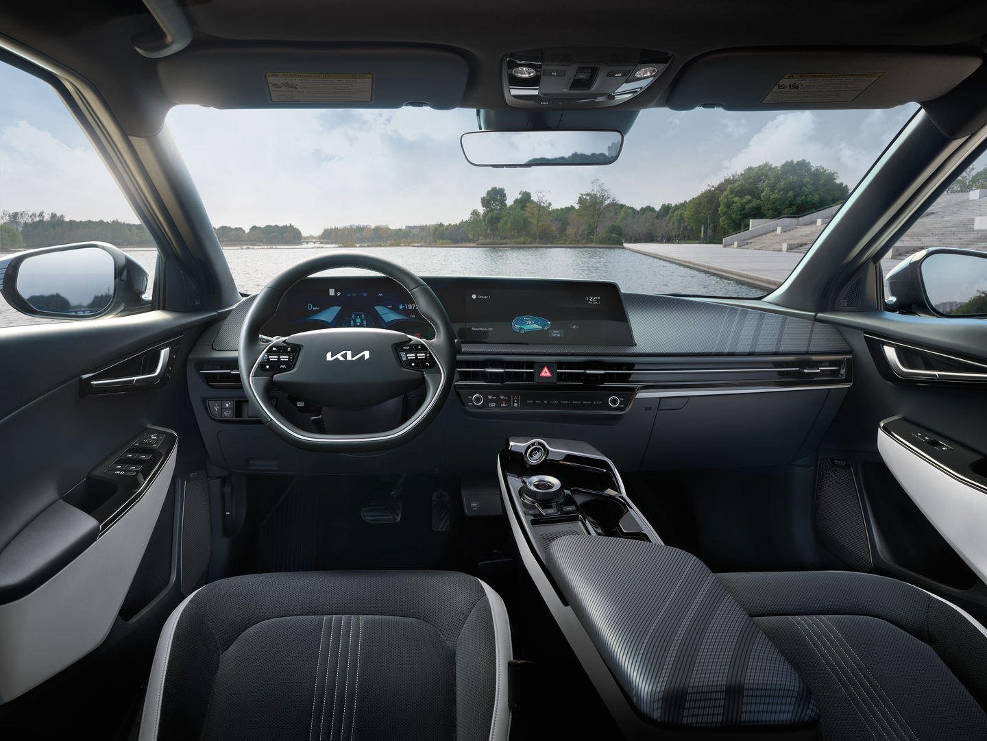 2024 Kia EV6 Interior with advanced tech