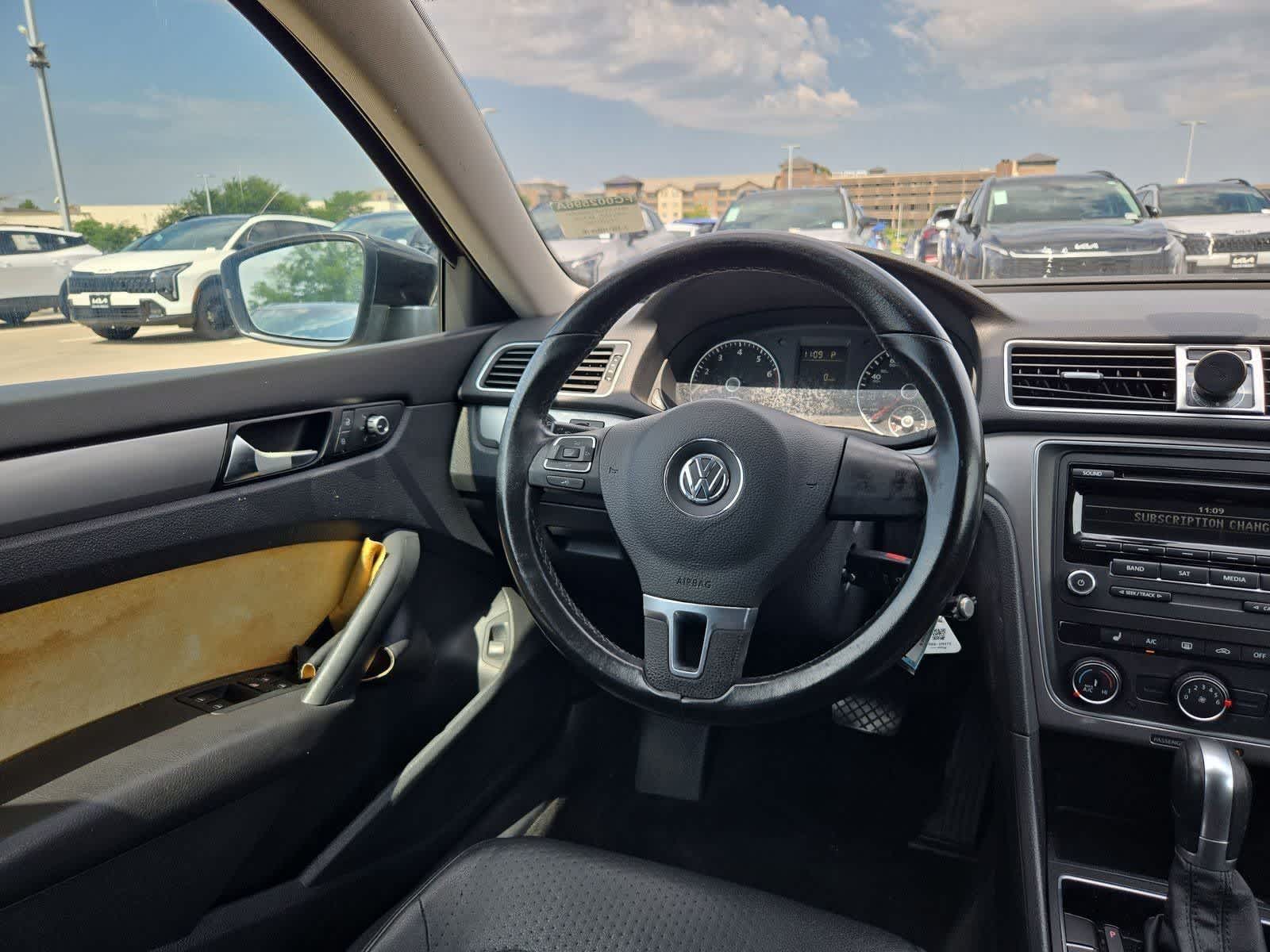 Used 2015 Volkswagen Passat Wolfsburg Edition with VIN 1VWAT7A3XFC002596 for sale in Frisco, TX