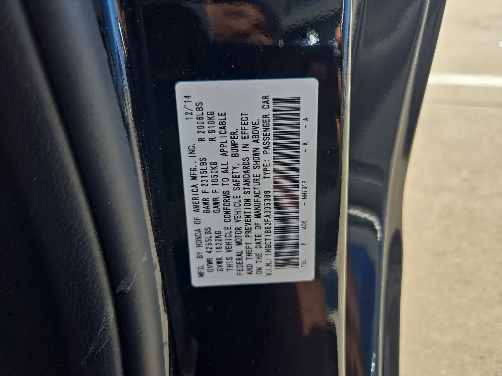 Thumbnail: 2015 Honda Accord - 34