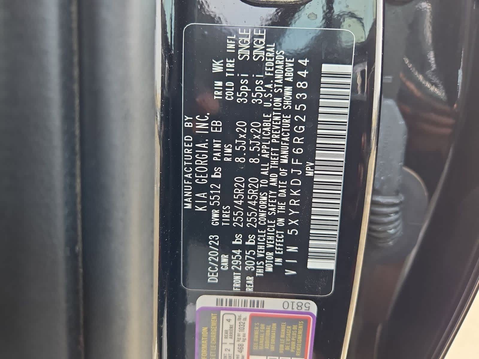 Thumbnail: 2024 Kia Sorento - 34