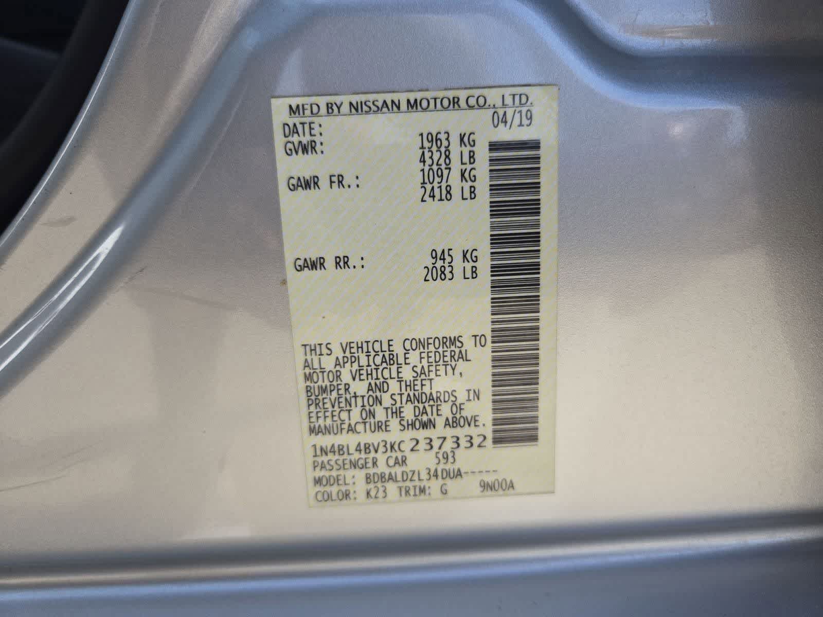 Thumbnail: 2019 Nissan Altima - 32