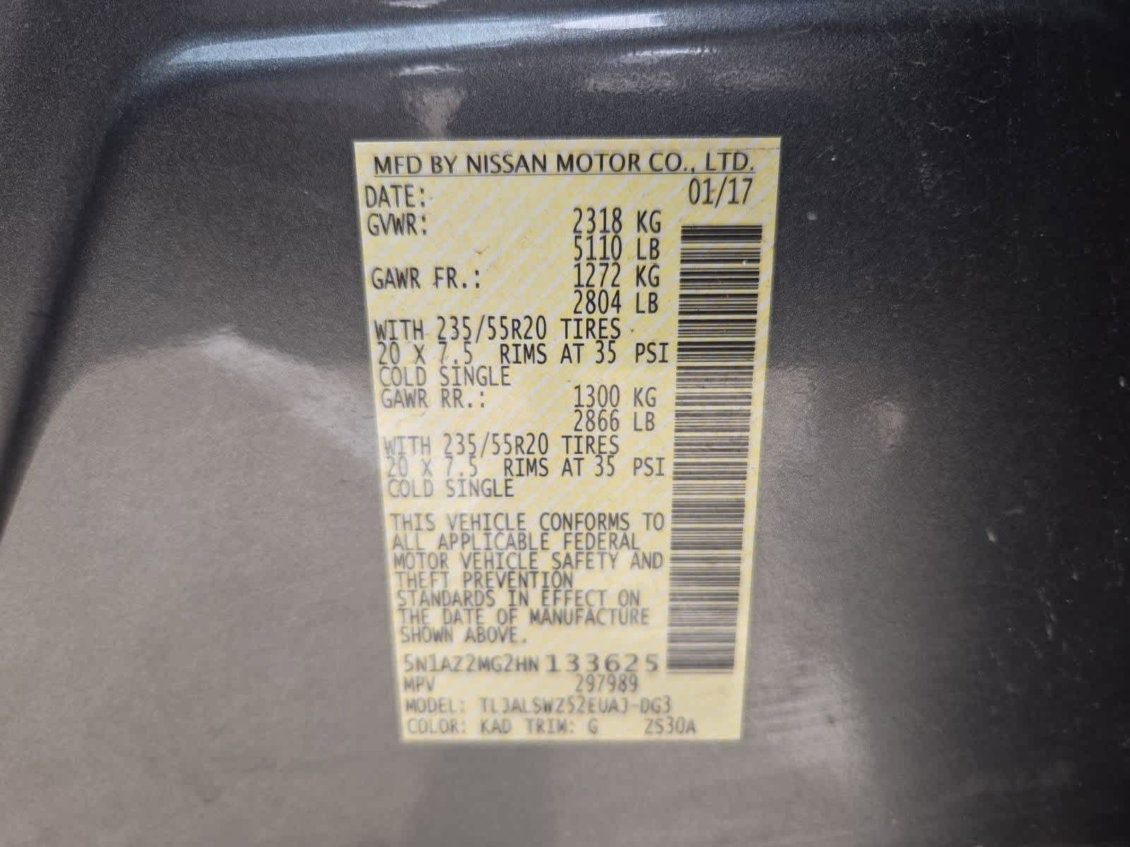 Thumbnail: 2017 Nissan Murano - 36