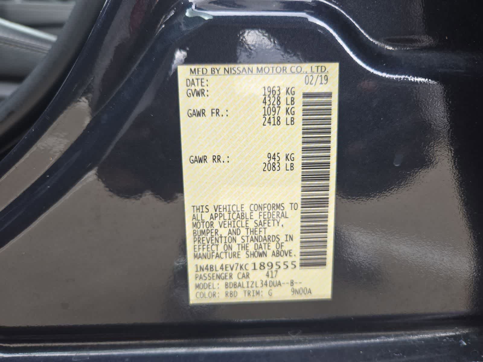 Thumbnail: 2019 Nissan Altima - 36