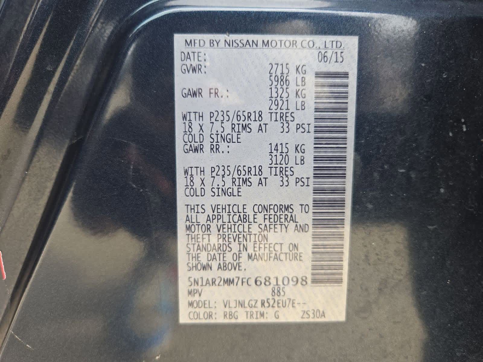 Thumbnail: 2015 Nissan Pathfinder - 34