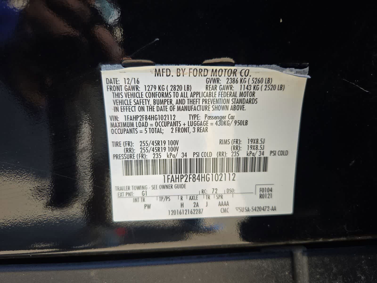 Thumbnail: 2017 Ford Taurus - 34