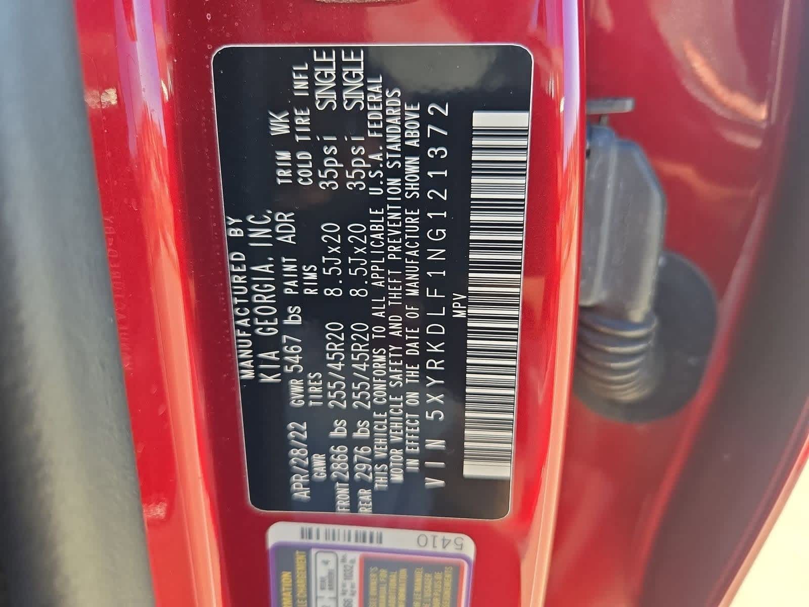 Thumbnail: 2022 Kia Sorento - 36