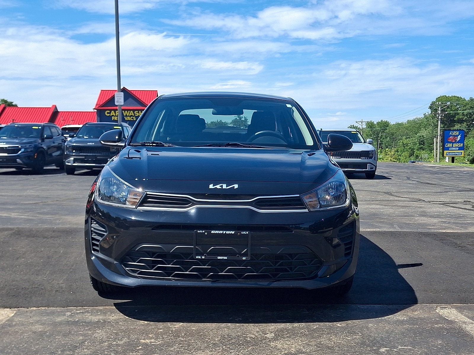 Certified 2022 Kia Rio S with VIN 3KPA24AD6NE458180 for sale in Groton, CT