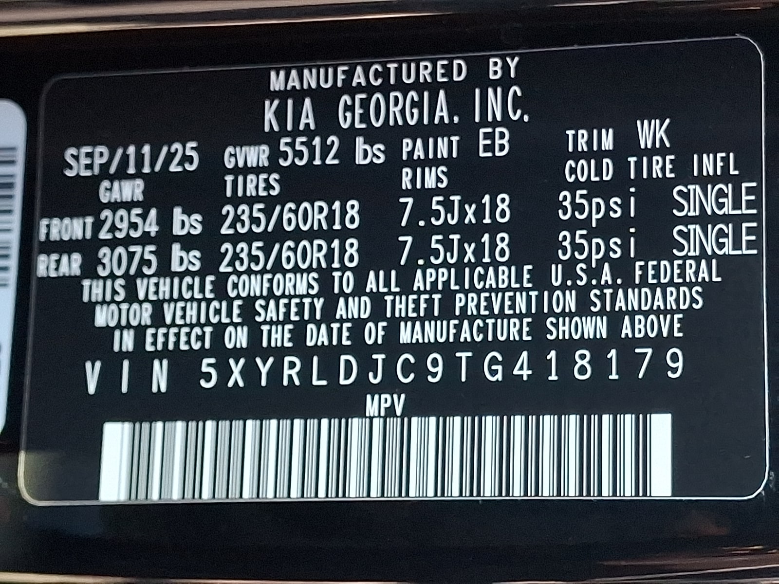 2026 Kia Sorento S - Photo 28