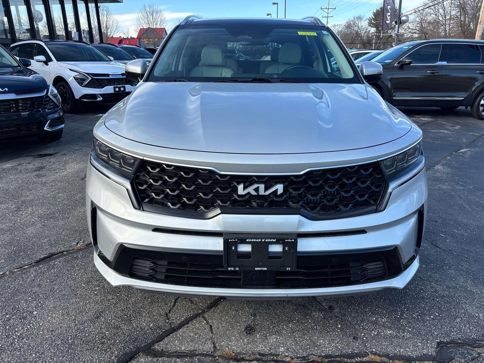 Certified 2023 Kia Sorento SX Prestige PHEV with VIN KNDRMDLH6P5165746 for sale in Groton, CT