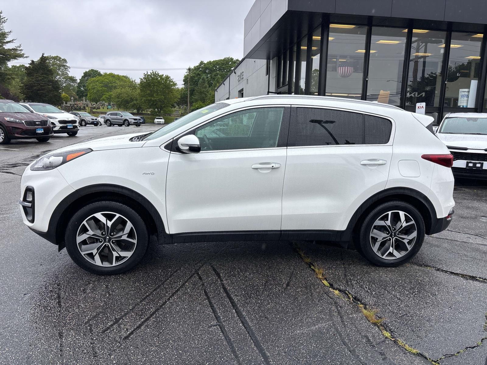 Used 2021 Kia Sportage EX with VIN KNDPNCAC0M7887560 for sale in Groton, CT