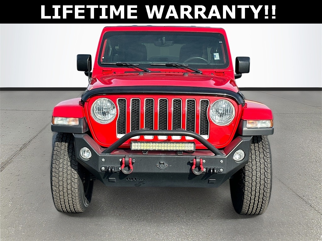 Used 2018 Jeep All-New Wrangler Unlimited Sahara with VIN 1C4HJXEN7JW211479 for sale in Leesburg, FL