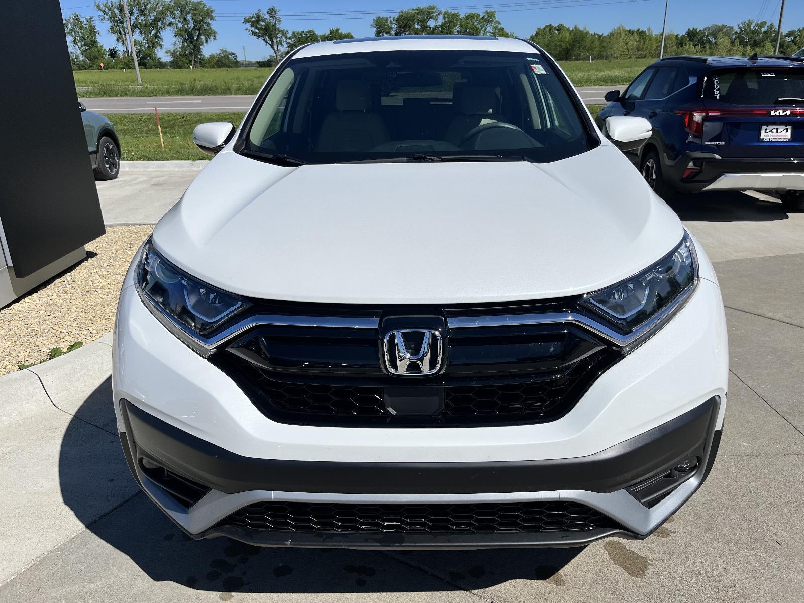 Used 2022 Honda CR-V EX with VIN 2HKRW2H5XNH652555 for sale in Manhattan, KS