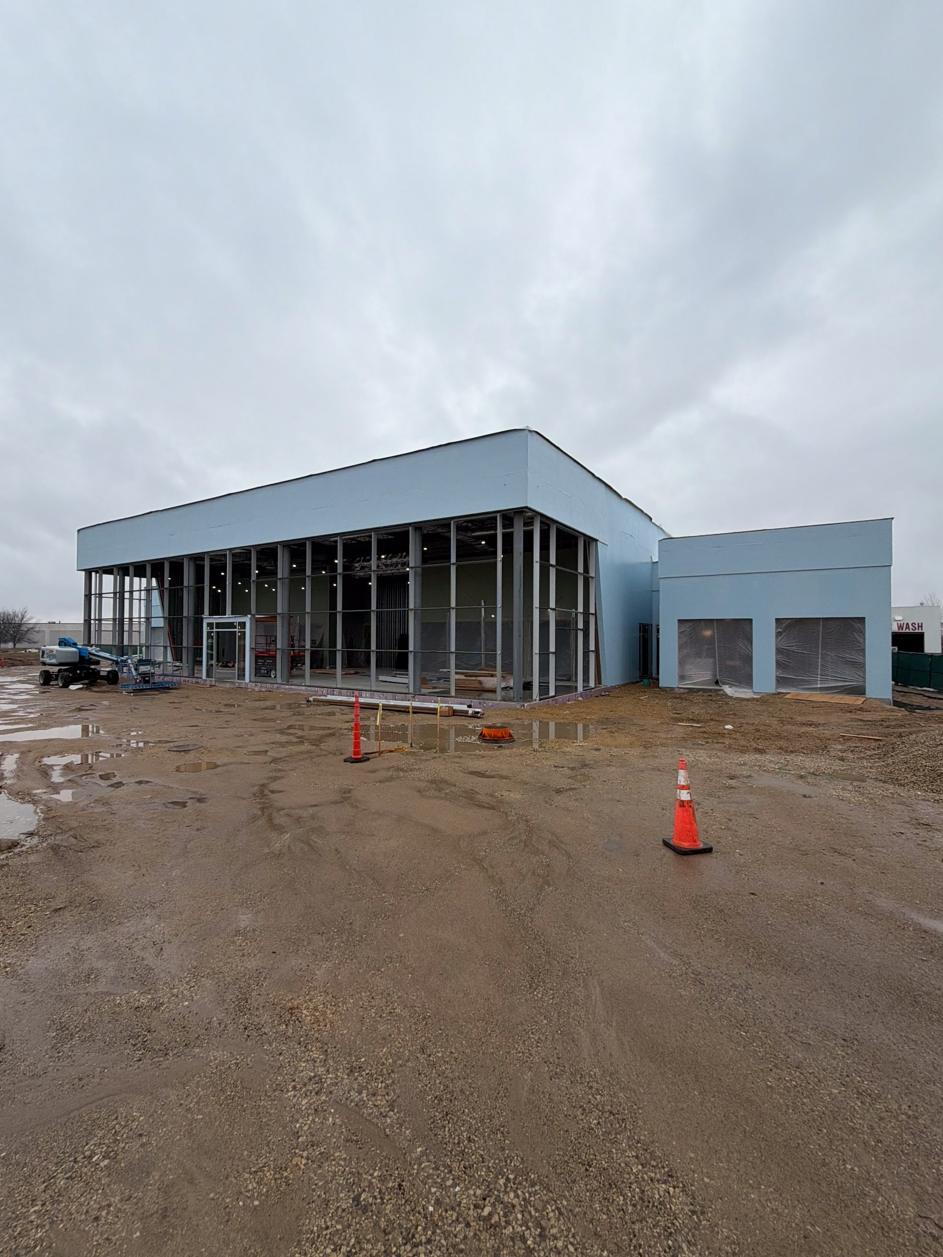 Kia McHenry dealership renovation progress