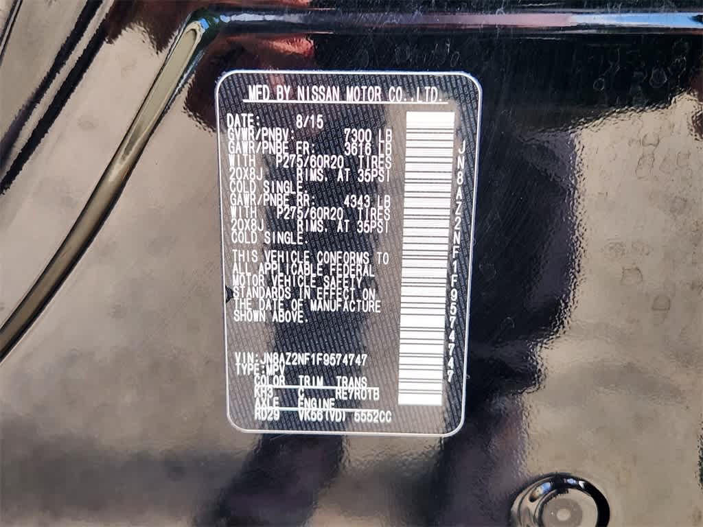 2015 INFINITI QX80  35