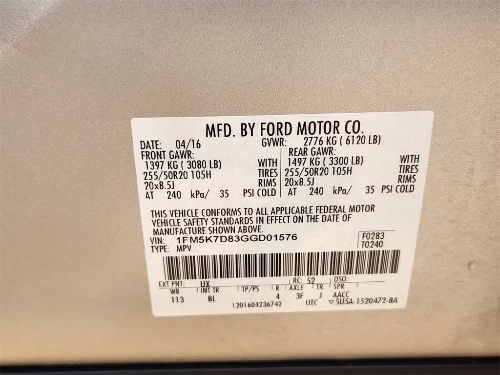 Thumbnail: 2016 Ford Explorer - 33