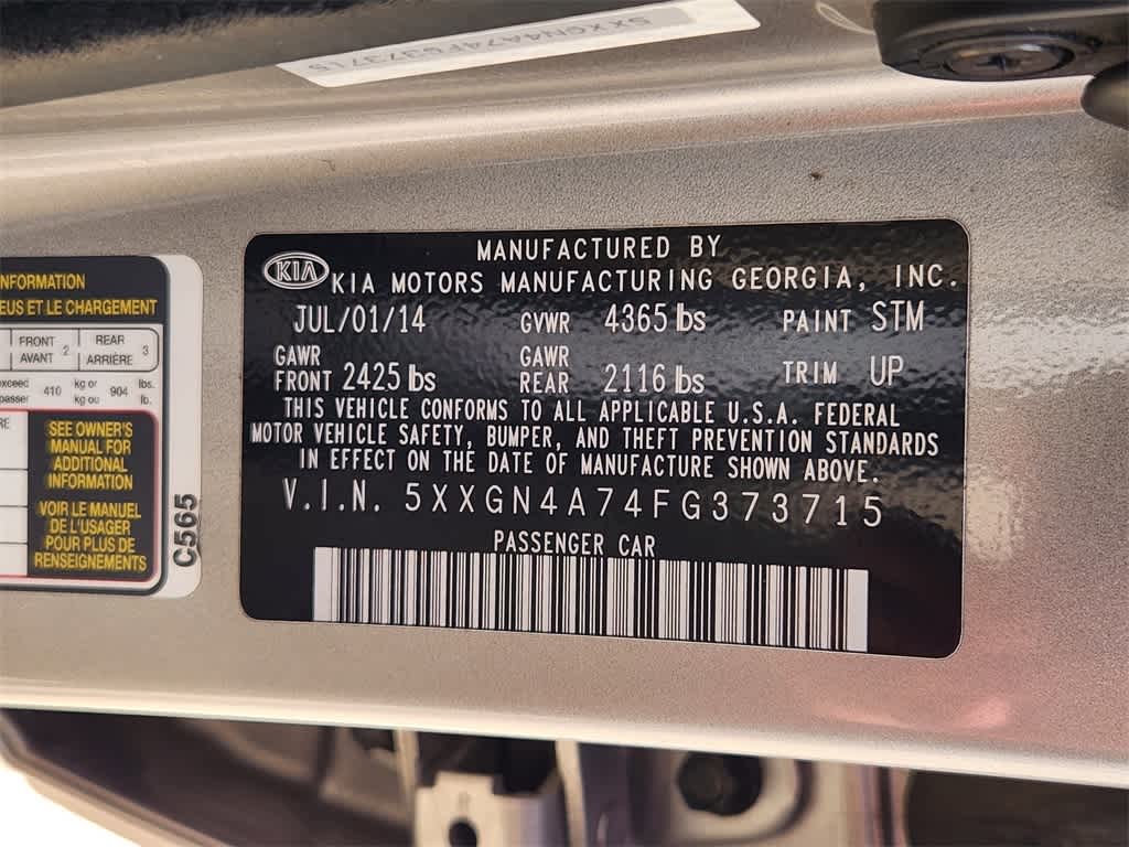 Thumbnail: 2015 Kia Optima - 34