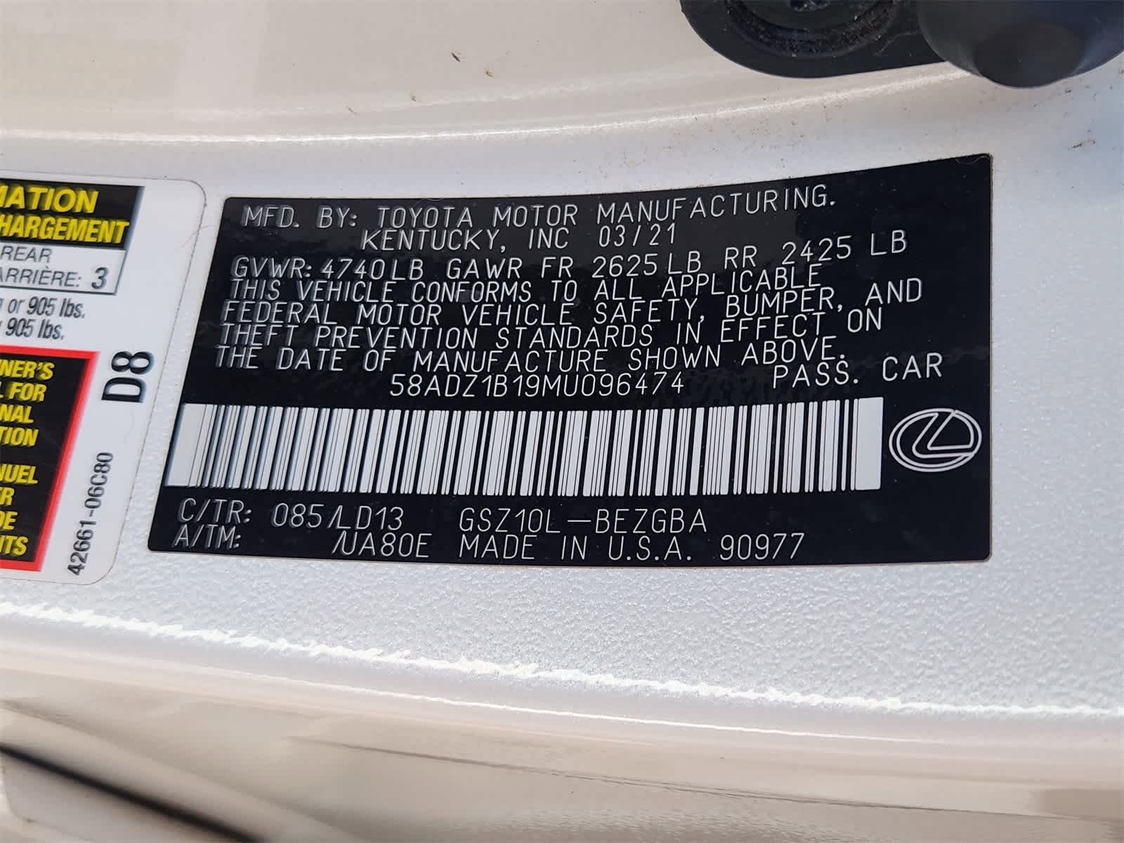 Thumbnail: 2021 Lexus ES - 32