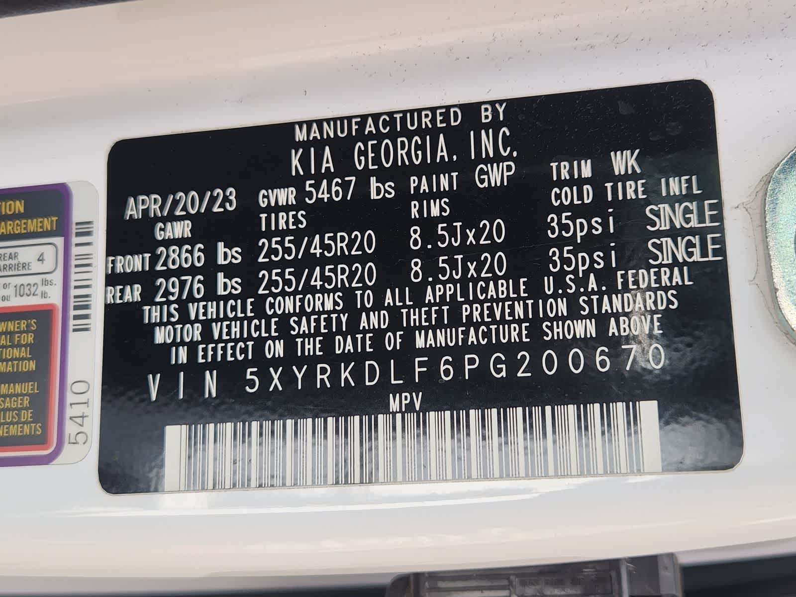 Thumbnail: 2023 Kia Sorento - 35