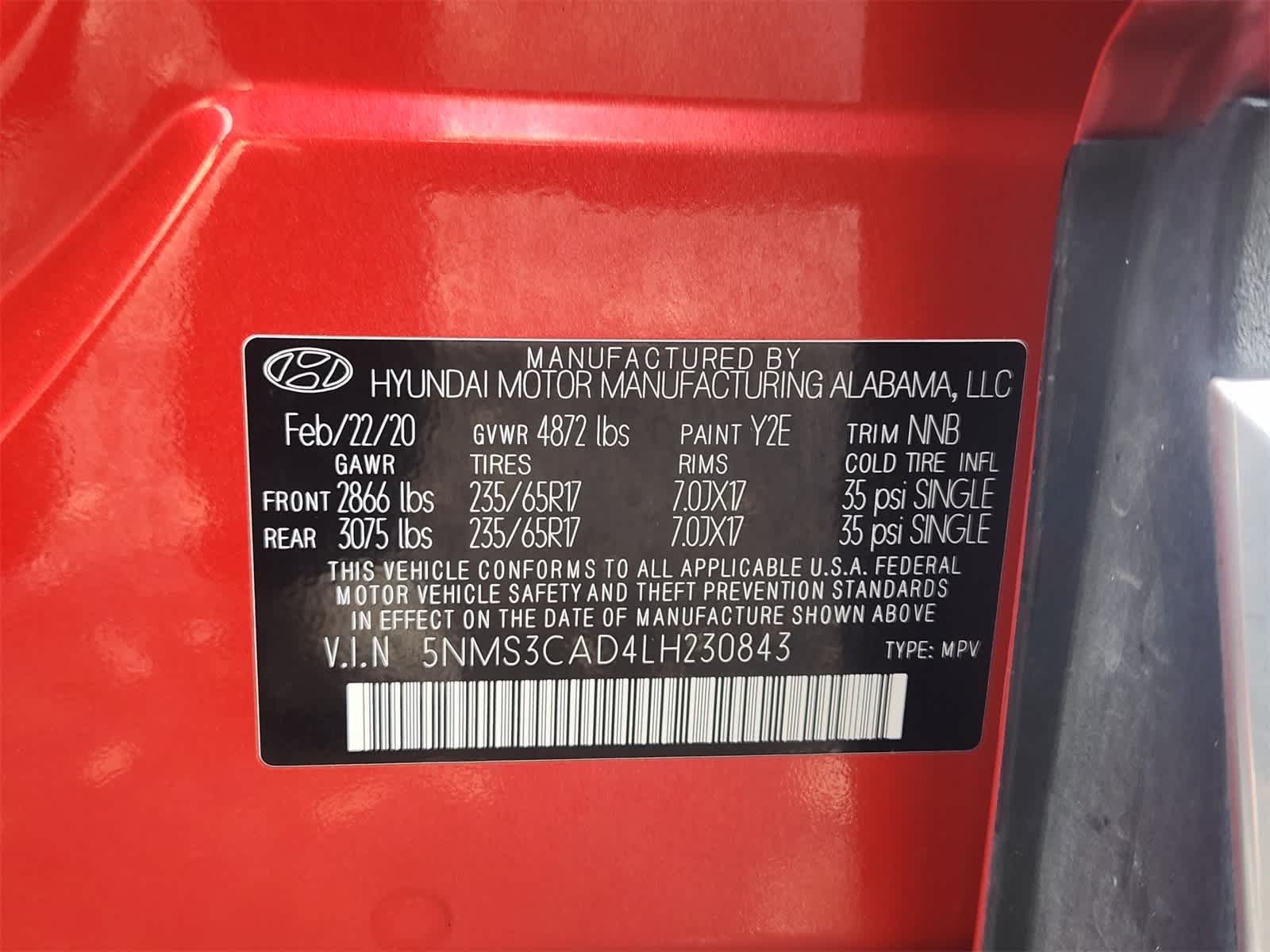 Thumbnail: 2020 Hyundai Santa Fe - 32