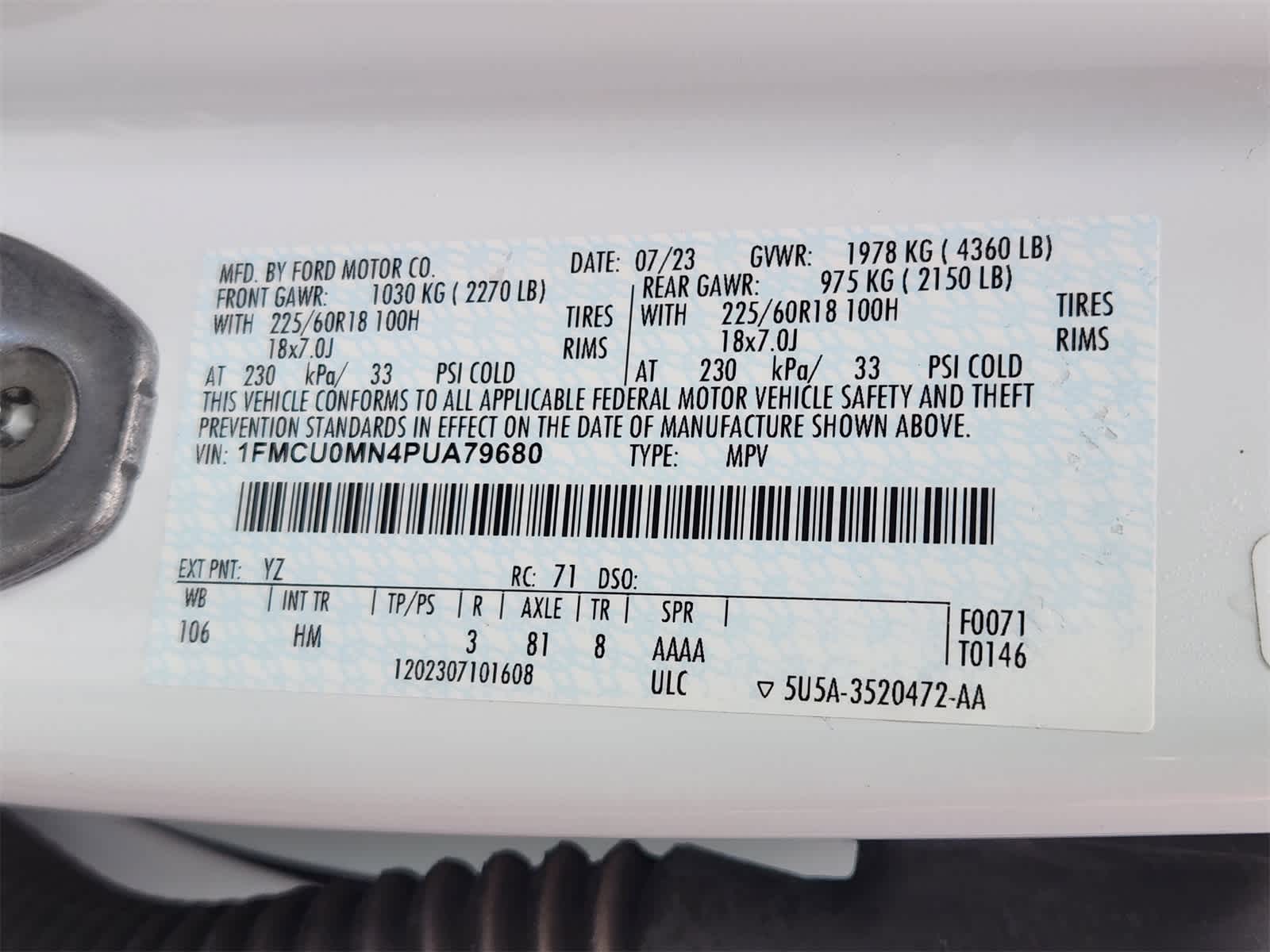 Thumbnail: 2023 Ford Escape - 31