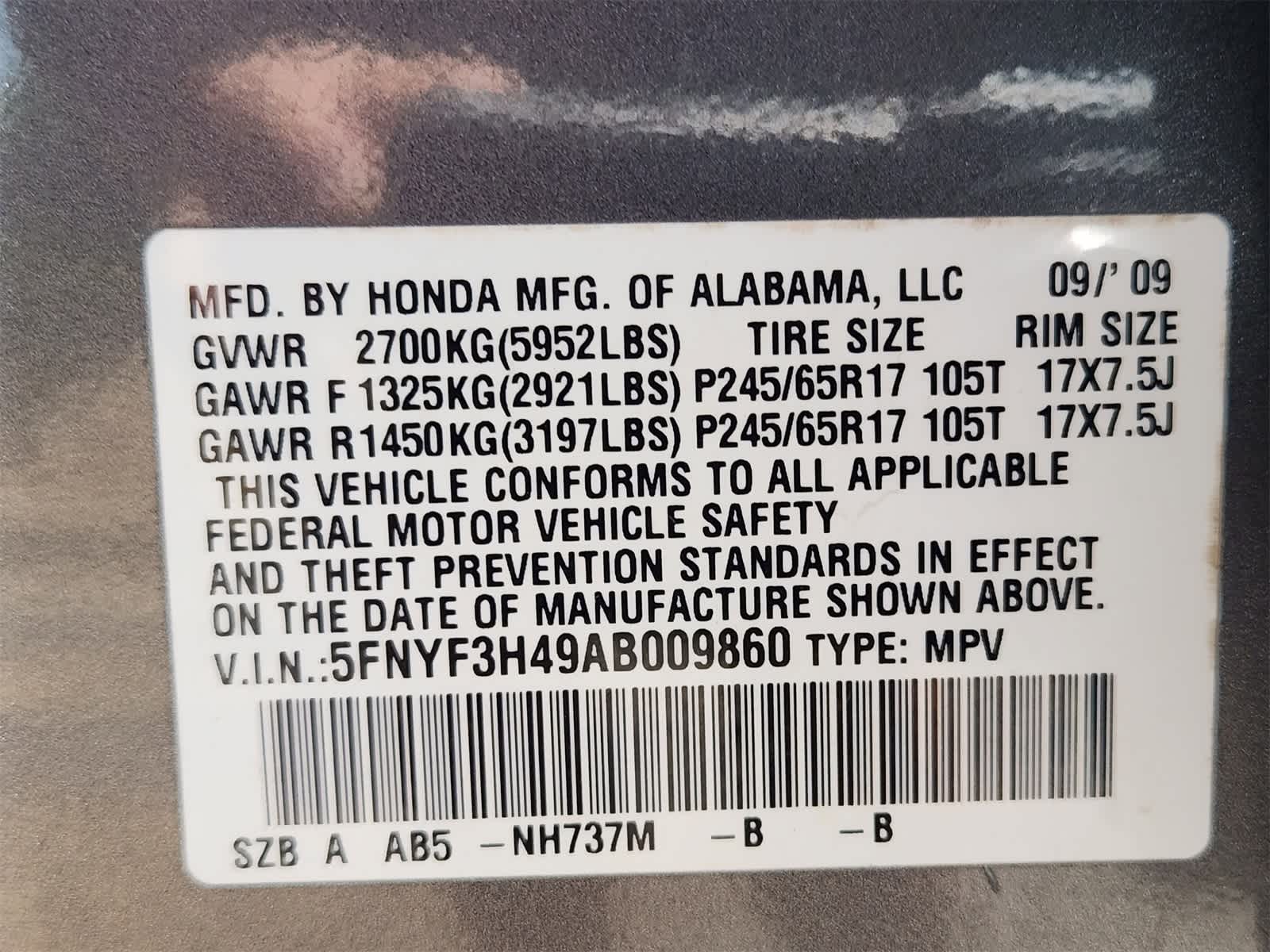 Thumbnail: 2010 Honda Pilot - 32