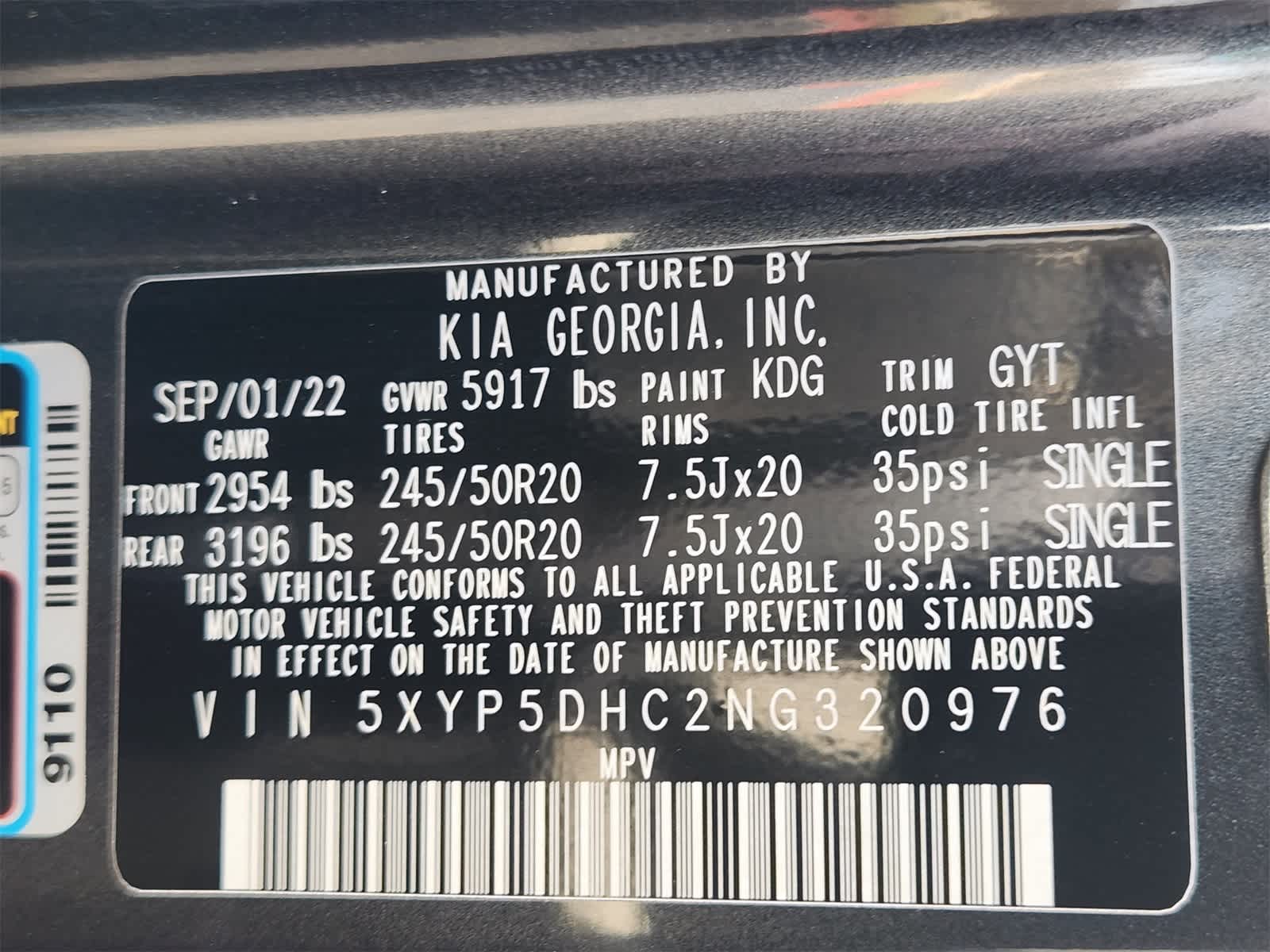 Thumbnail: 2022 Kia Telluride - 34