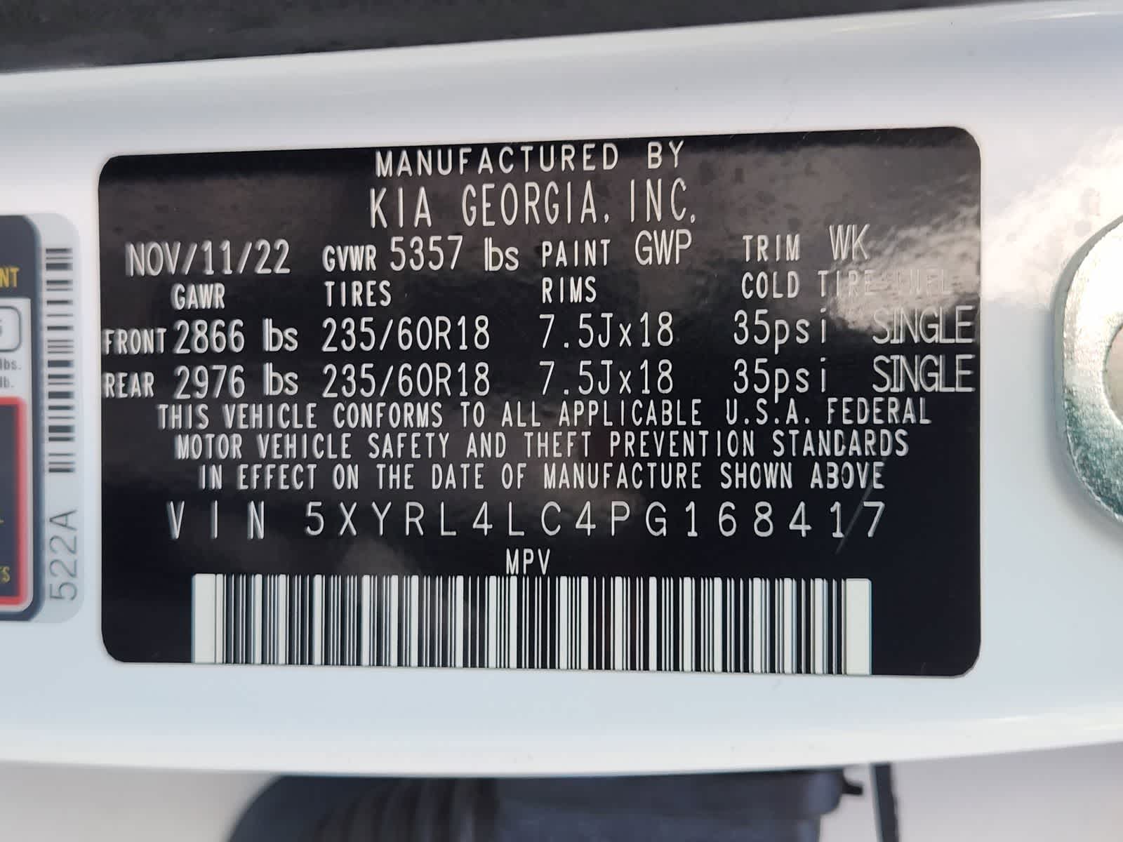 Thumbnail: 2023 Kia Sorento - 34