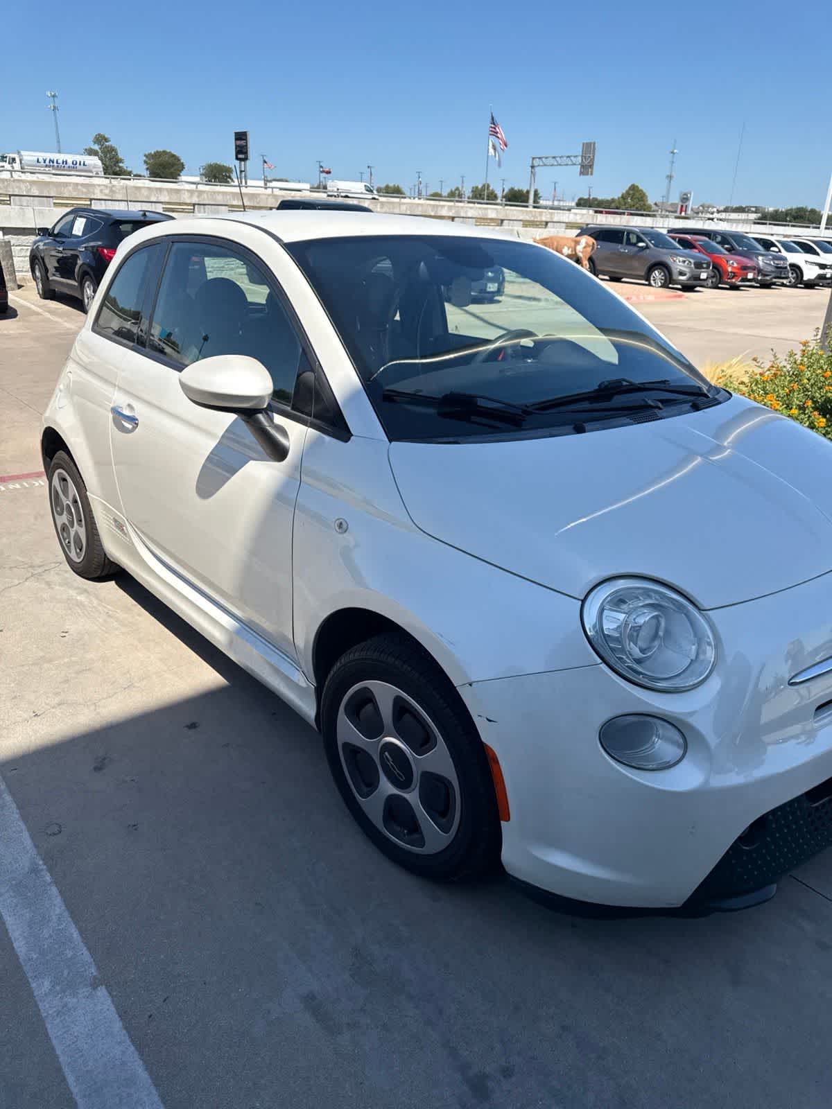 Used 2014 FIAT 500e Battery Electric with VIN 3C3CFFGE6ET172984 for sale in Round Rock, TX