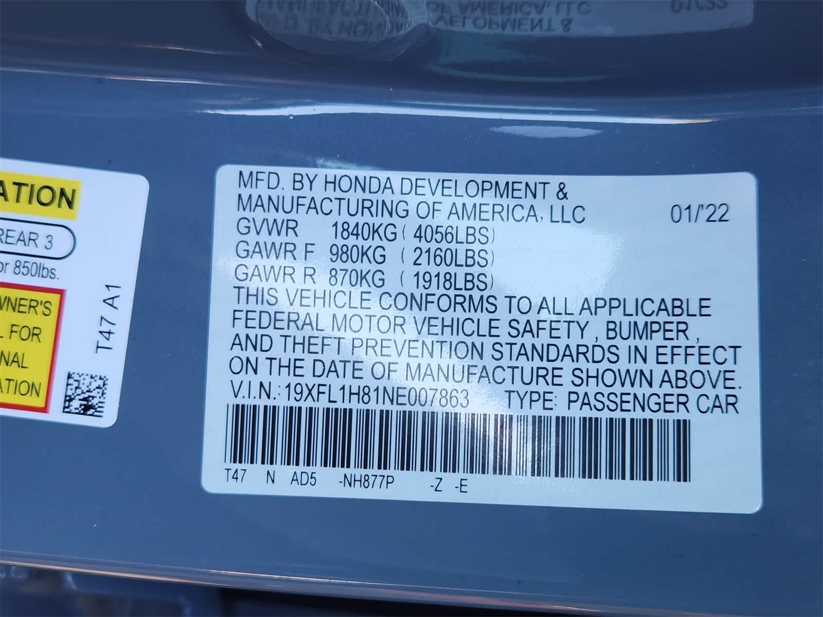 Thumbnail: 2022 Honda Civic - 33