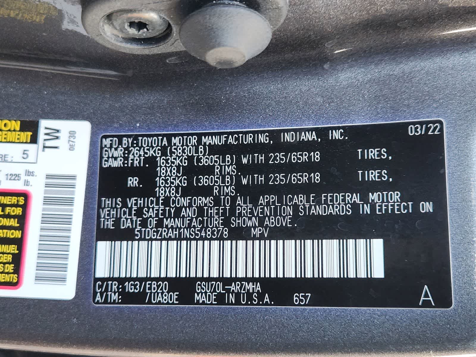 Thumbnail: 2022 Toyota Highlander - 35