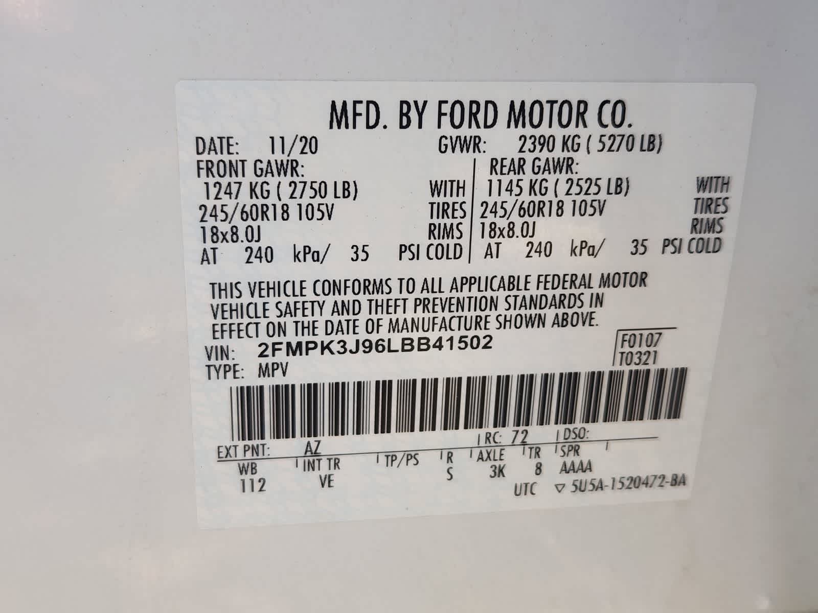 Thumbnail: 2020 Ford Edge - 32