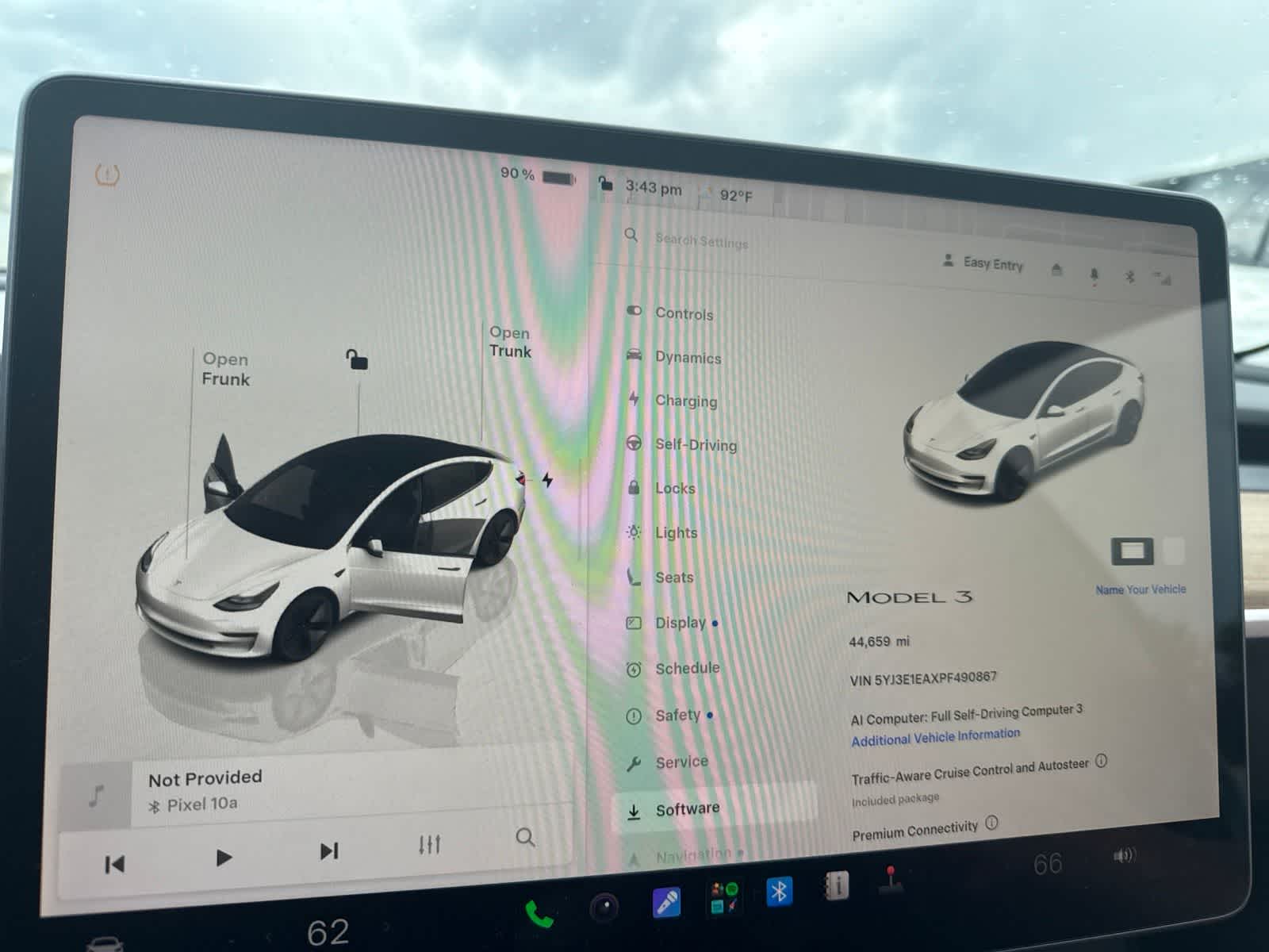 Used 2023 Tesla Model 3 Base with VIN 5YJ3E1EAXPF490867 for sale in Round Rock, TX