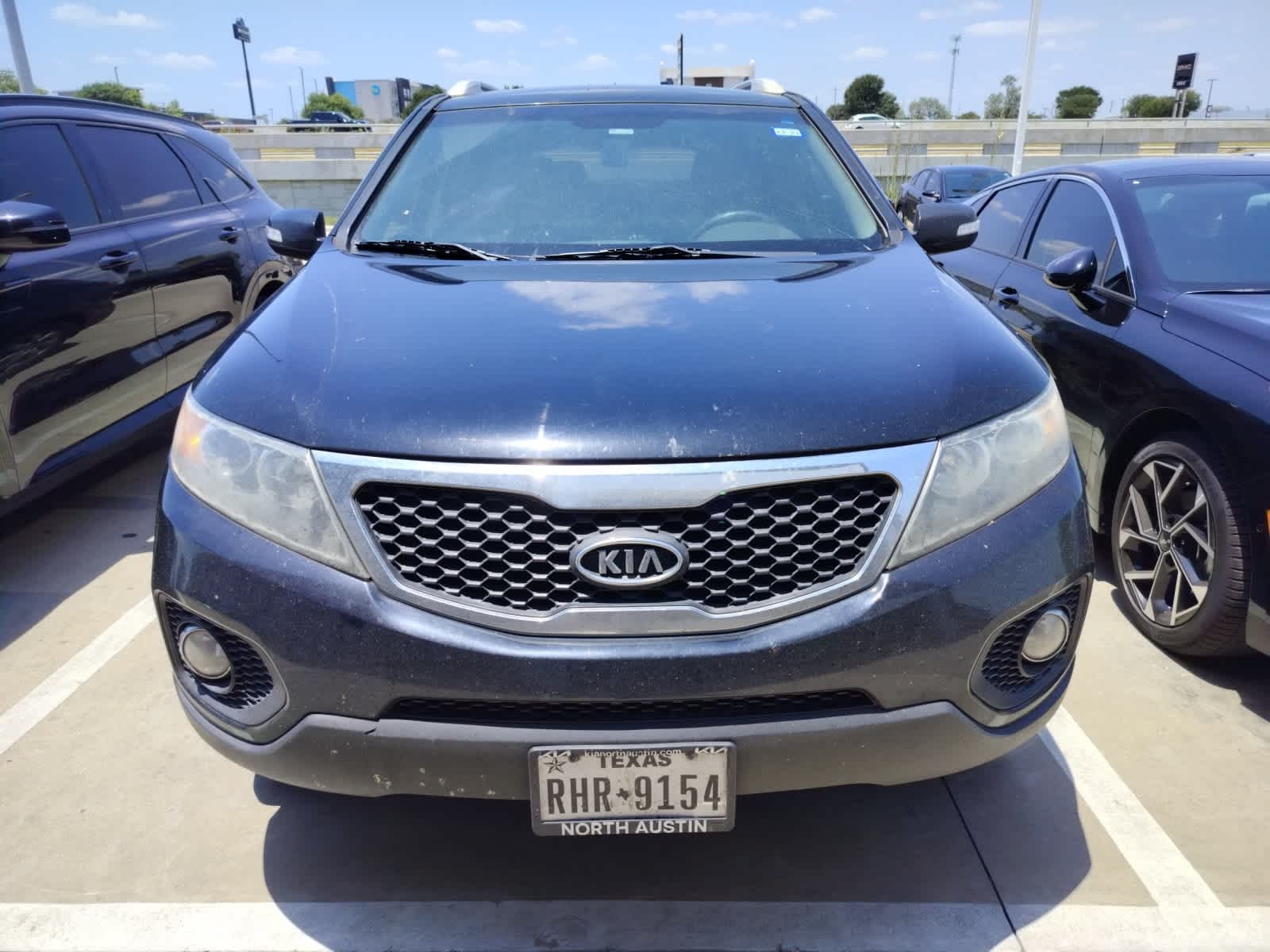 Used 2013 Kia Sorento LX with VIN 5XYKT4A69DG316443 for sale in Round Rock, TX